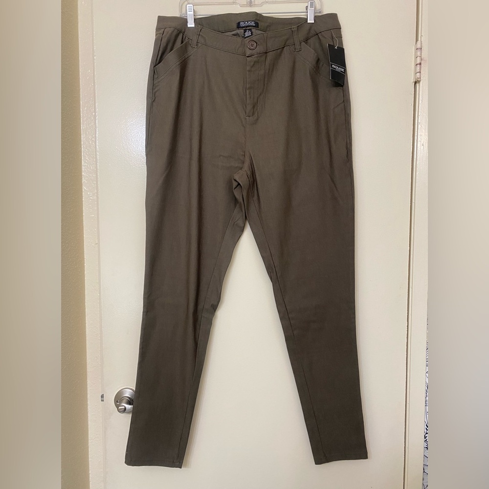 Olive Green Stretchy trousers